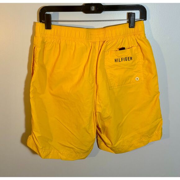 Tommy Hilfiger Men’s Dune Volley Swim Shorts Size L – Bright Yellow - Picture 2 of 6